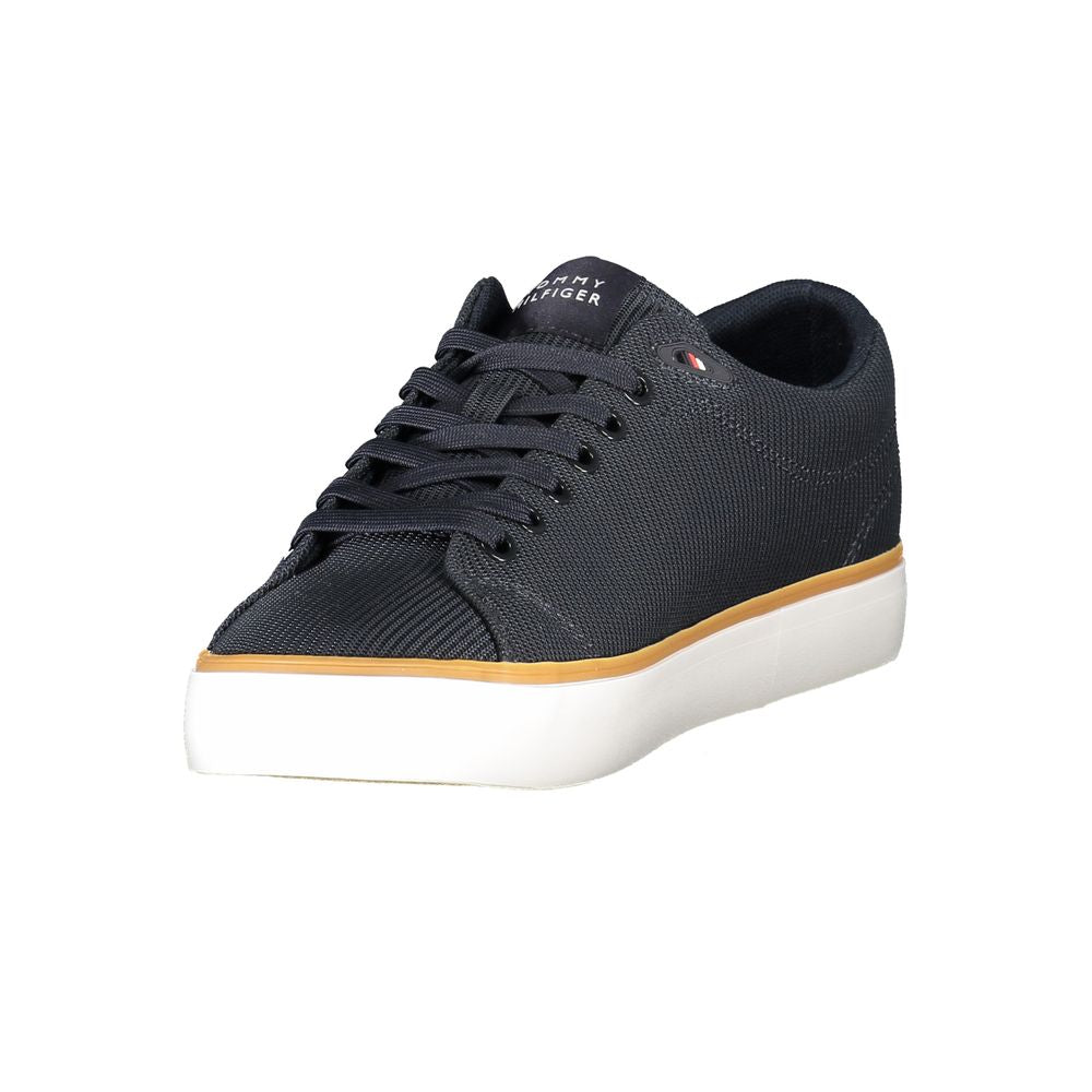Blauer Polyester Herren-Sneaker