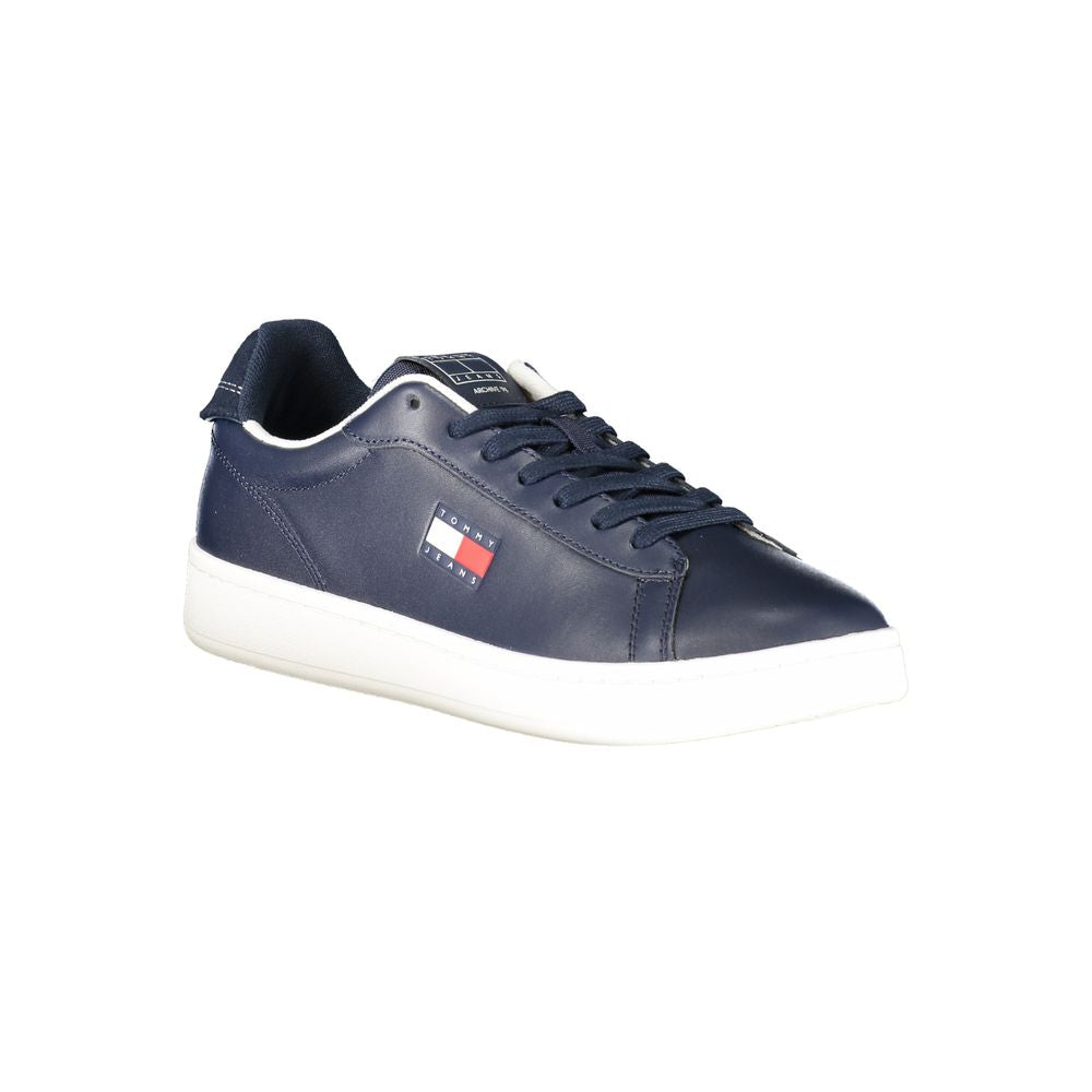 Blauer Polyurethan Herren Sneaker