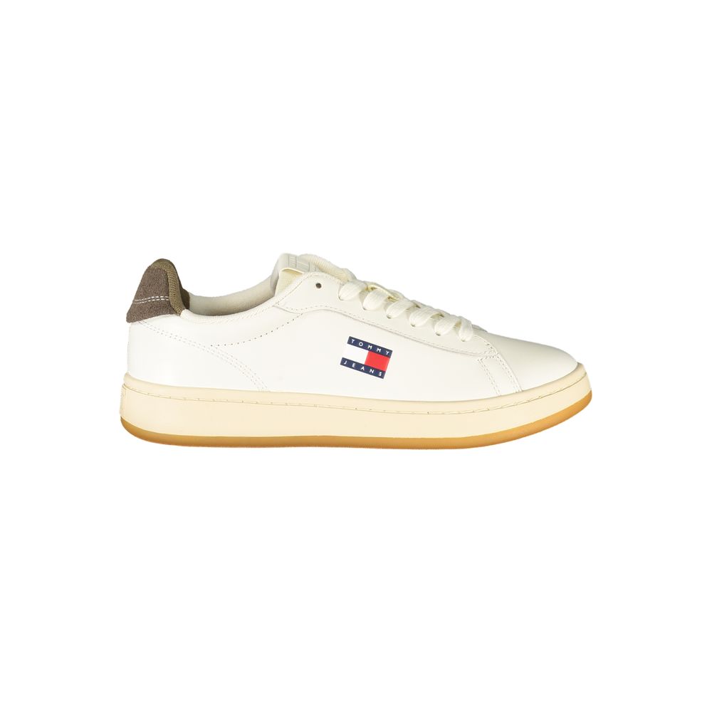 Weiß Polyurethan Damen Sneaker