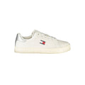 Weißer Polyurethan-Sneaker für Damen