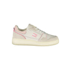 Weißer Damen-Sneaker aus Polyurethan