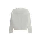 White Cotton Sweatshirt