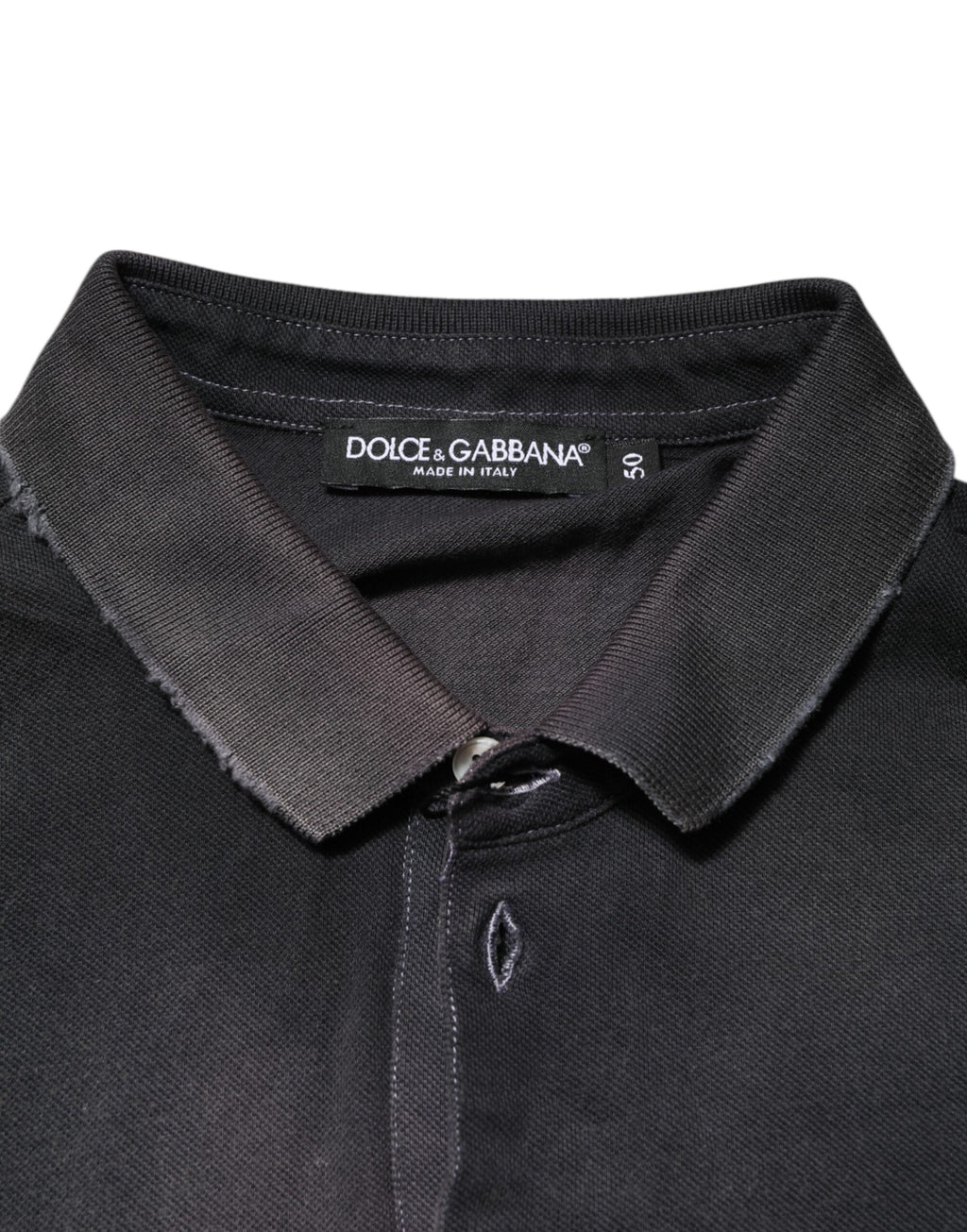 Graues Poloshirt für Herren mit Baumwollkragen