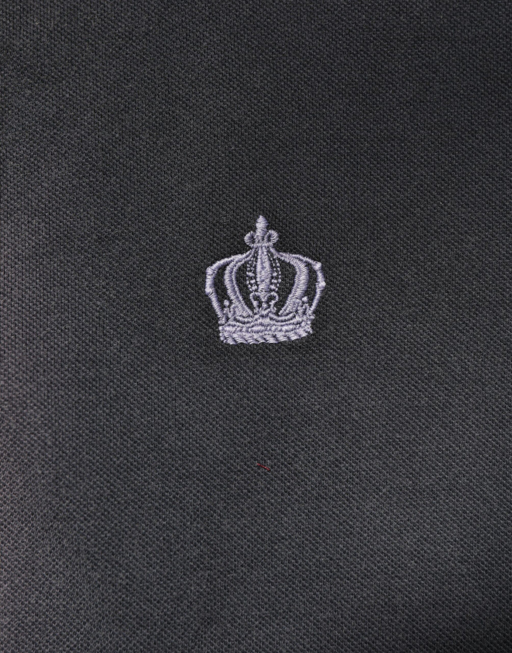 Graues Poloshirt für Herren mit Baumwollkragen