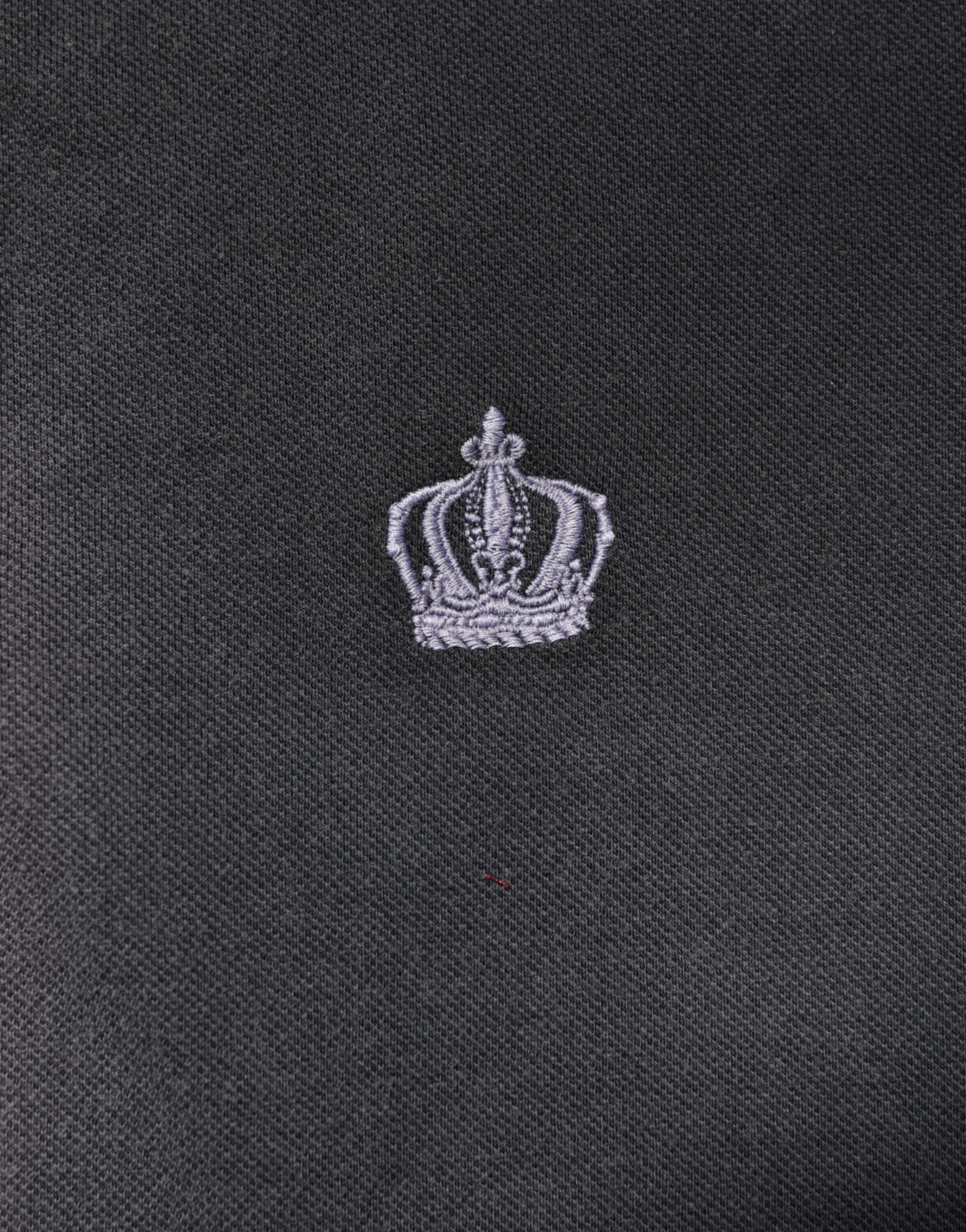 Graues Poloshirt für Herren mit Baumwollkragen