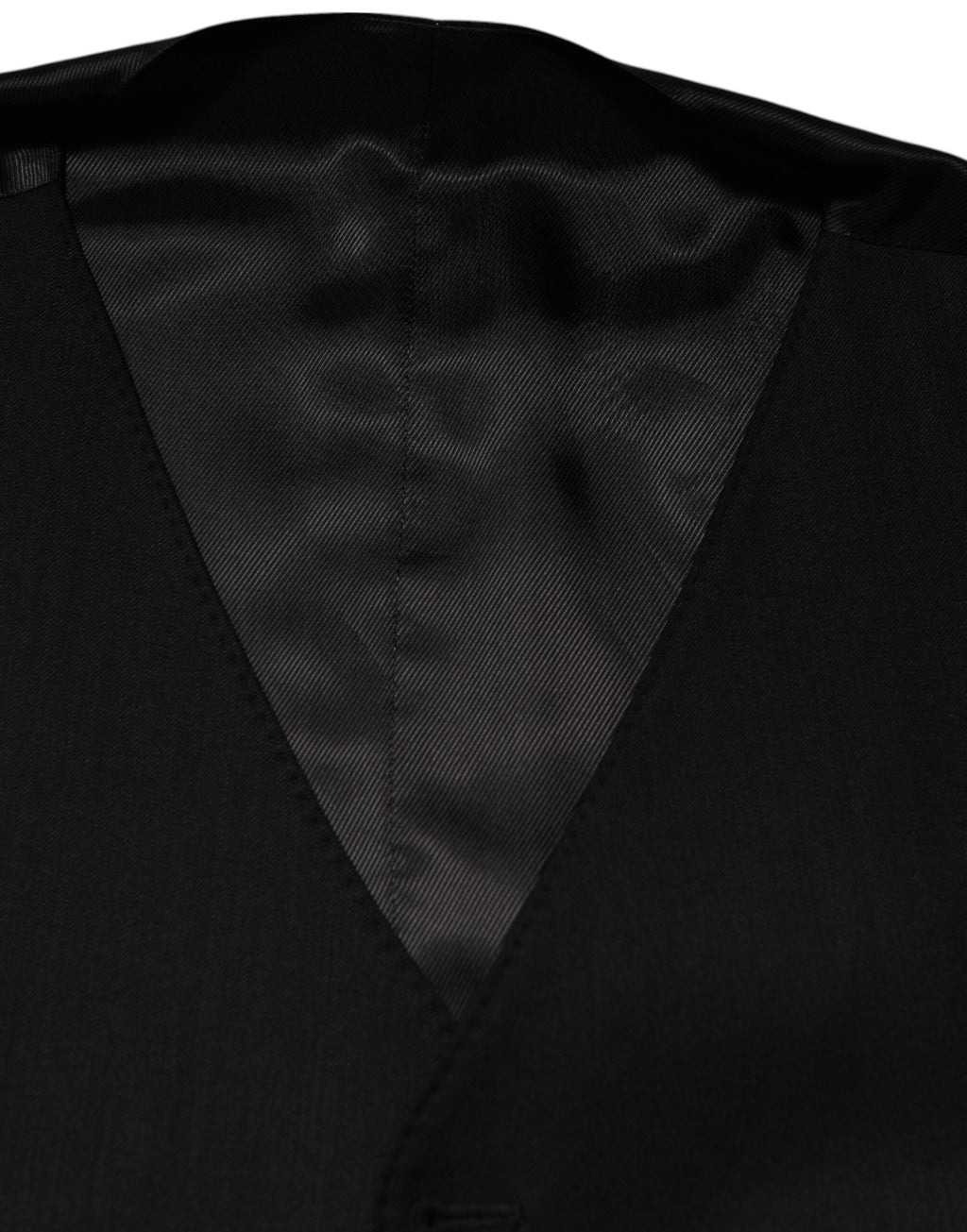 Black Wool Dress Formal Men Waistcoat Vest