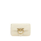 White Calf Leather Bos Taurus Shoulder Bag