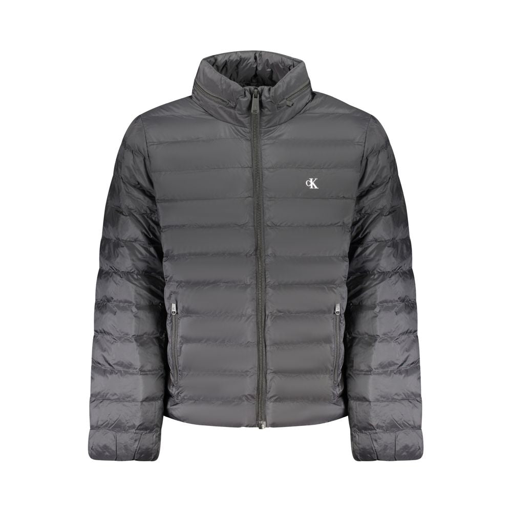 Black Polyamide Men's Jacket