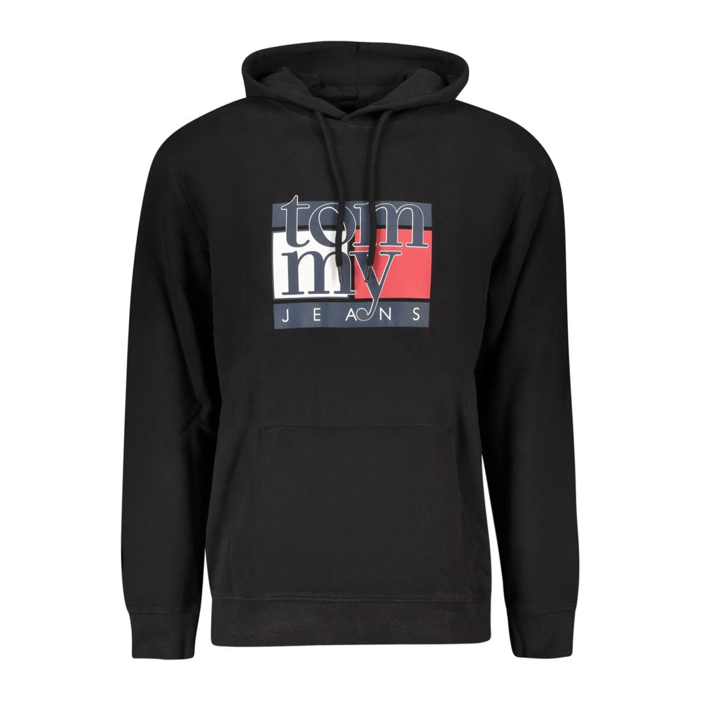 Schwarzes Baumwoll-Sweatshirt für Herren