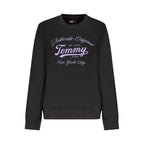 Schwarzes Baumwoll-Sweatshirt für Damen