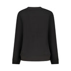 Schwarzes Baumwoll-Sweatshirt für Damen