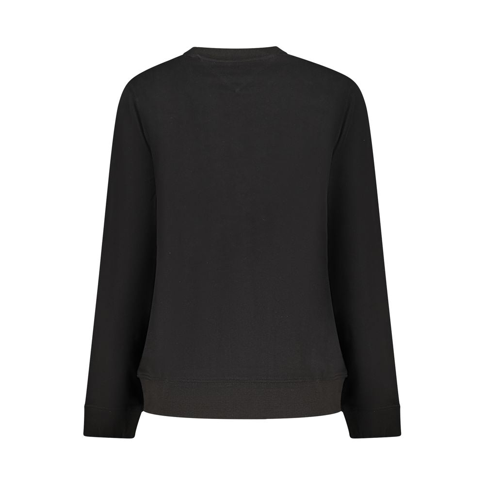 Schwarzes Baumwoll-Sweatshirt für Damen