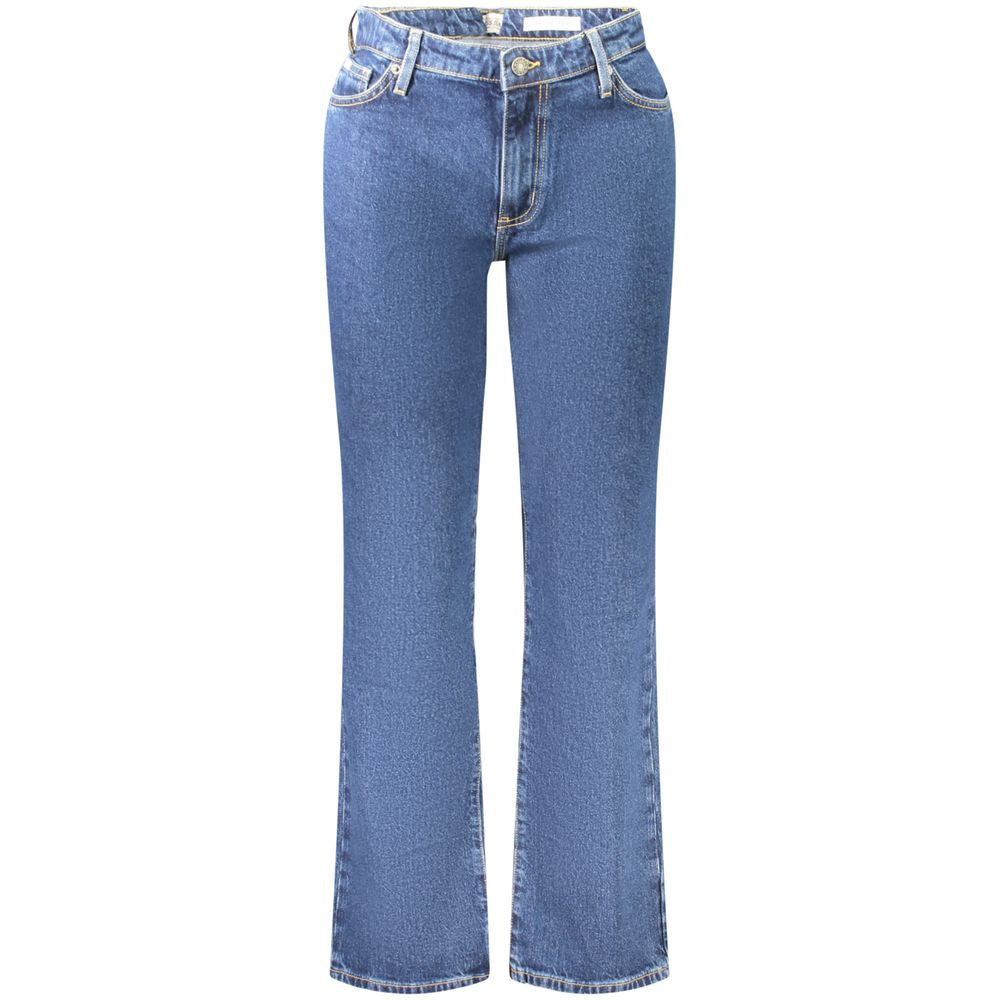 Blaue Baumwolljeans für Damen