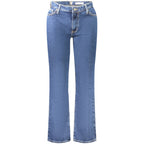 Blaue Baumwolljeans für Damen