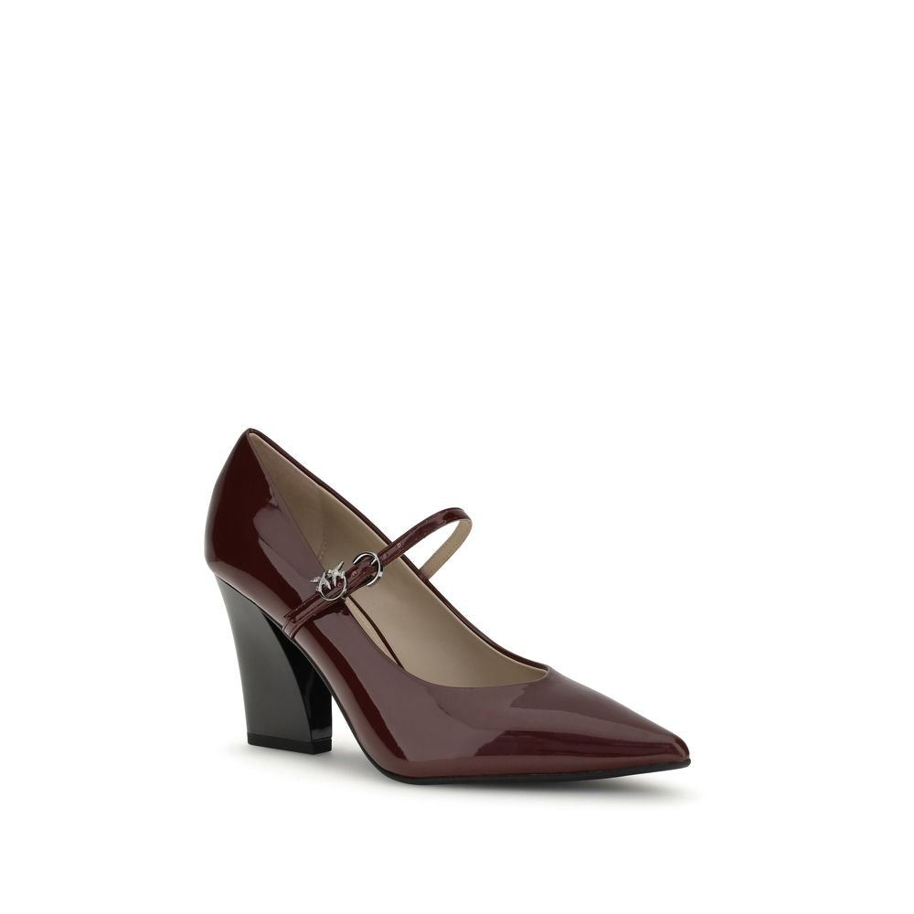 Bordeaux Kalbsleder Bos Taurus Pumps mit hohem Absatz