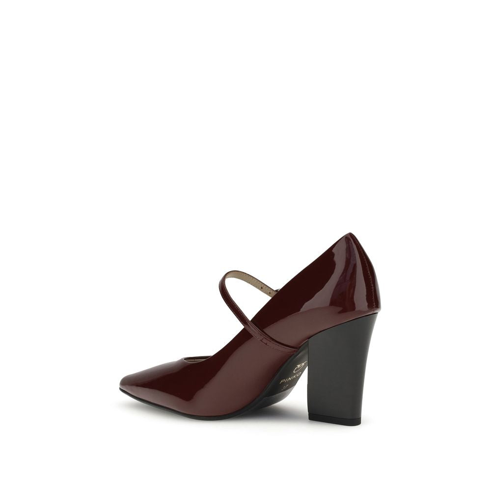 Bordeaux Kalbsleder Bos Taurus Pumps mit hohem Absatz