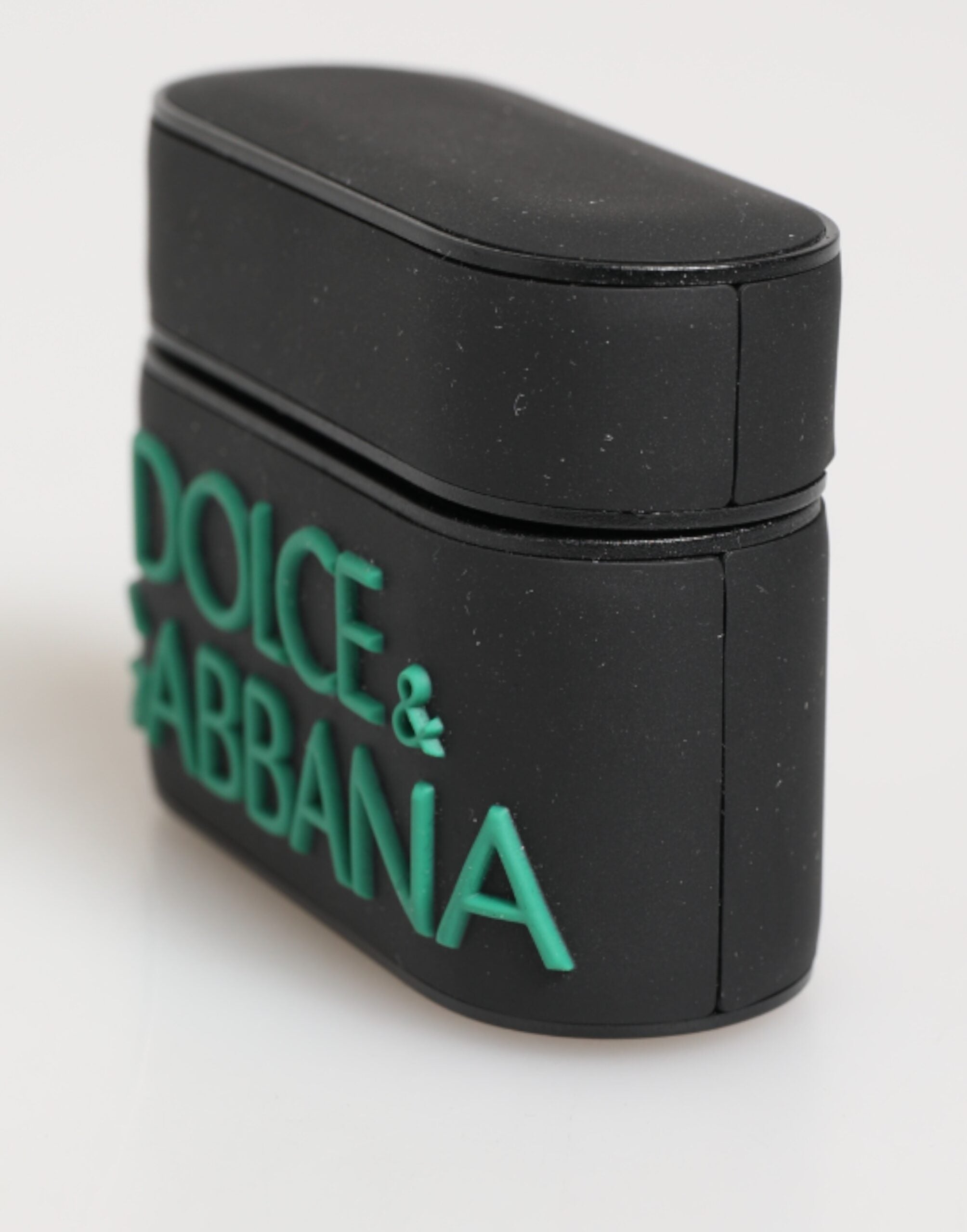 AirPods Case Accessoire Schwarz Minze Gummi Logo Geprägt