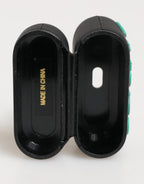 AirPods Case Accessoire Schwarz Minze Gummi Logo Geprägt
