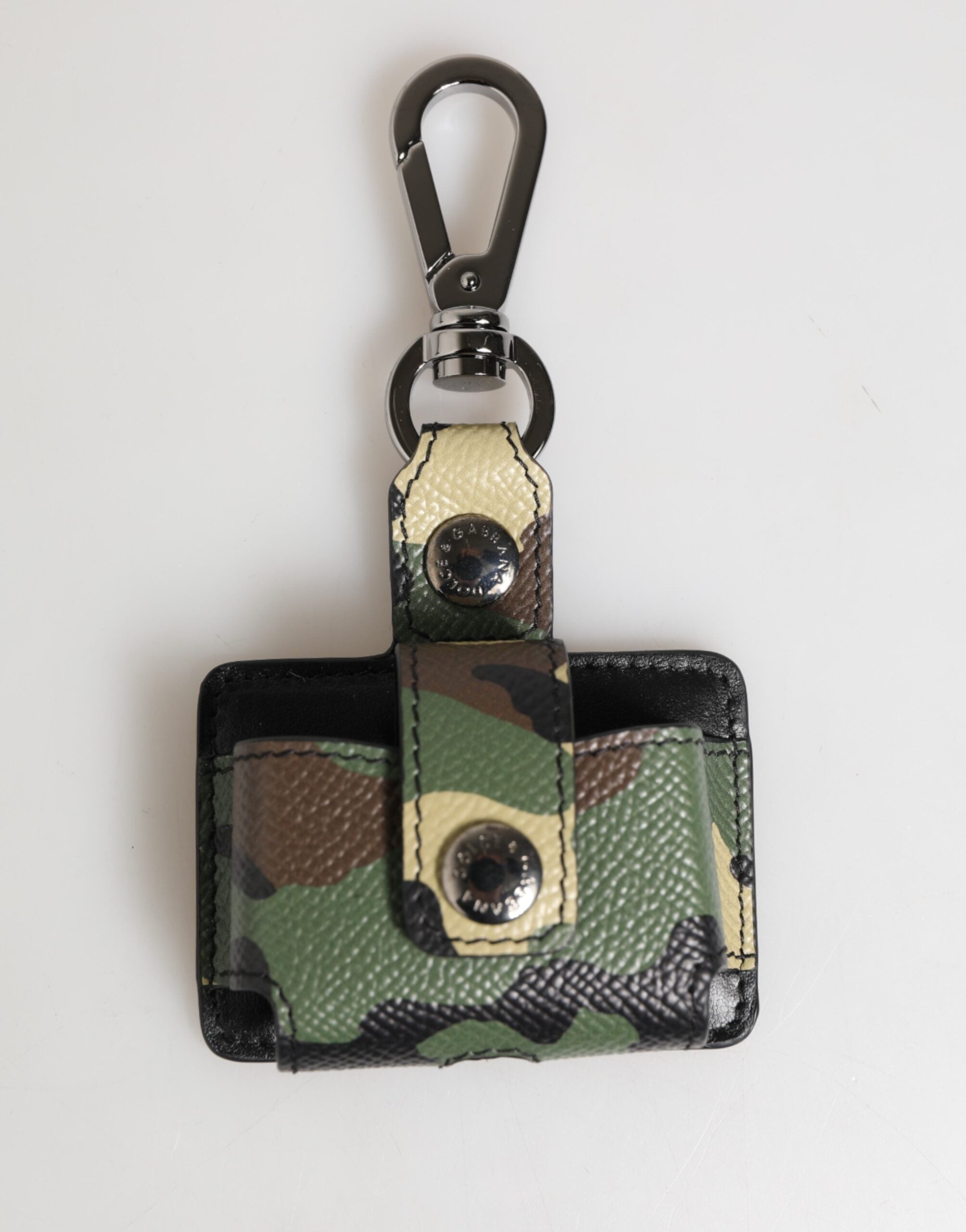 Multicolor Camouflage Leder Metall Zubehör Airpods Hülle