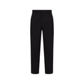 Black Recycled Cotton Chino Pants