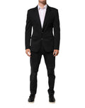 Dunkelblauer Baumwoll-Herrenblazer