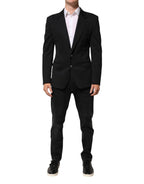 Dunkelblauer Baumwoll-Herrenblazer
