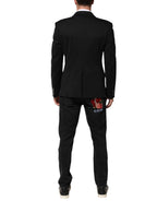 Dunkelblauer Baumwoll-Herrenblazer