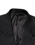 Dunkelblauer Baumwoll-Herrenblazer