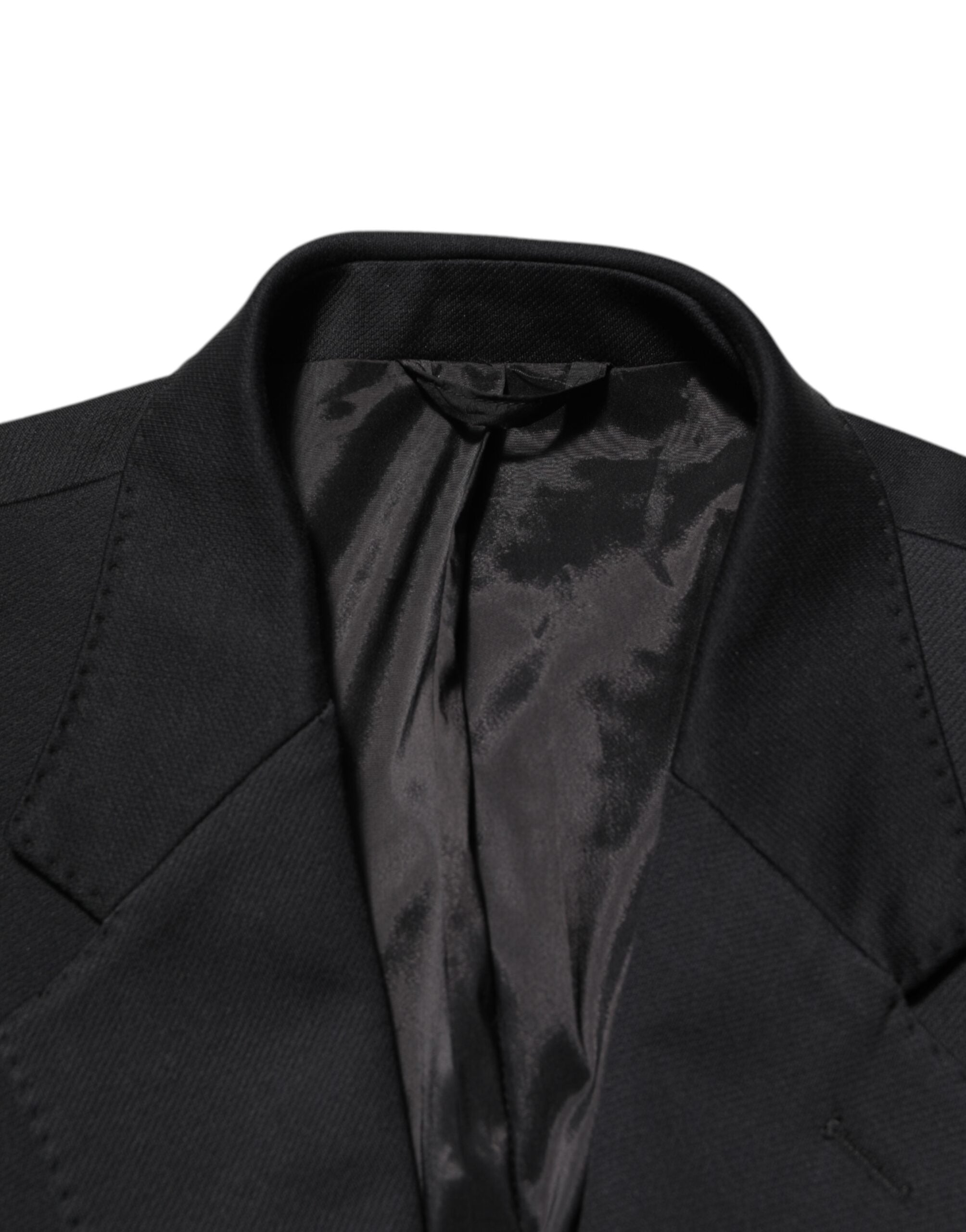 Dunkelblauer Baumwoll-Herrenblazer