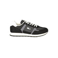 Schwarzer Polyurethan-Herrensneaker