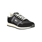 Schwarzer Polyurethan-Herrensneaker