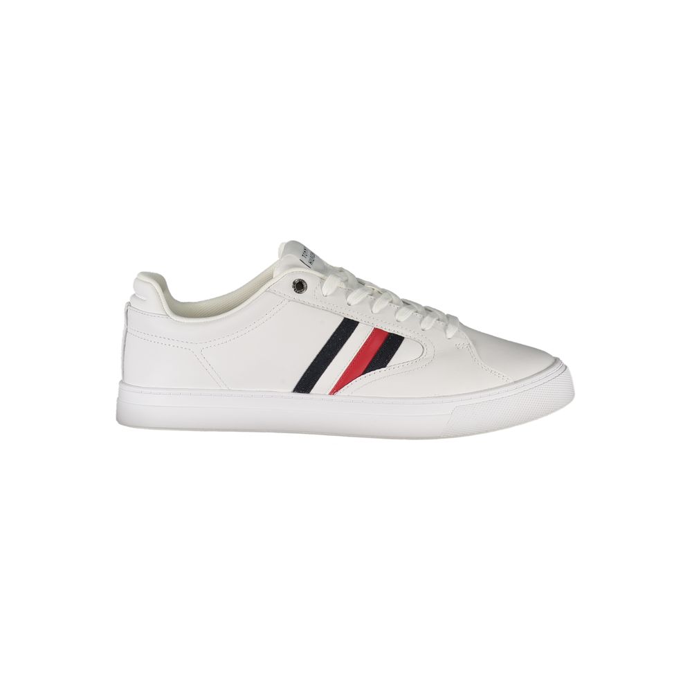 Weiß Leder Herren Sneaker