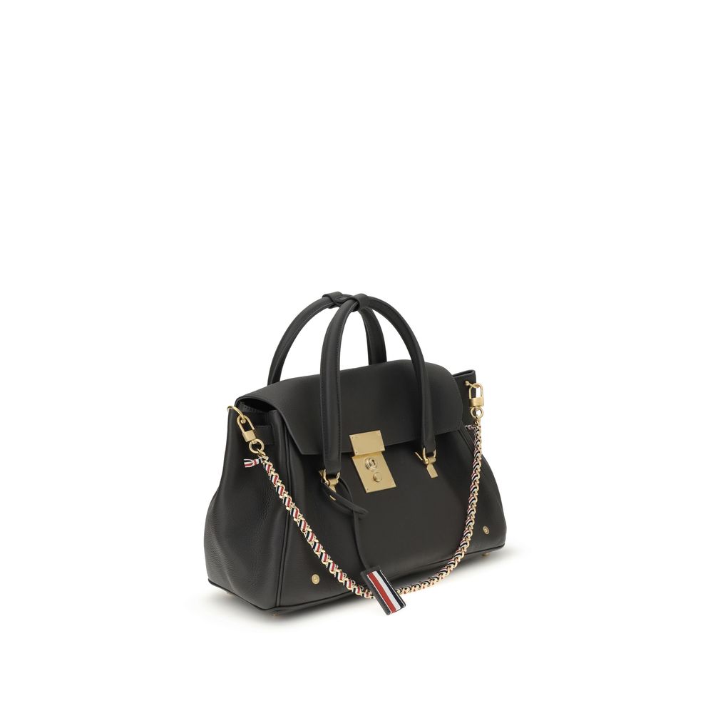 Borsa in pelle di vitello grigio Bos Taurus