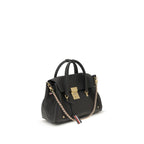 Borsa in pelle di vitello grigio Bos Taurus