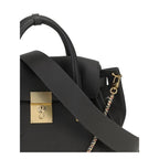 Borsa in pelle di vitello grigio Bos Taurus