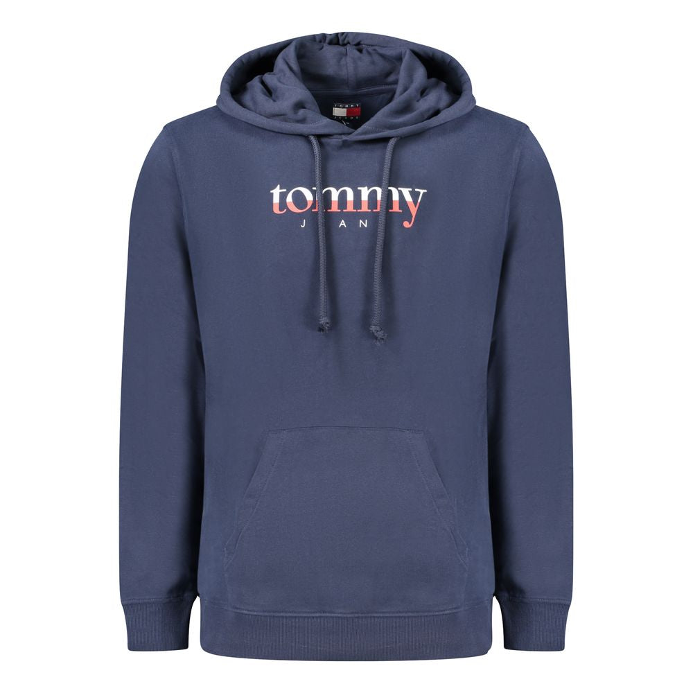 Herren-Kapuzenpullover aus blauer Baumwolle