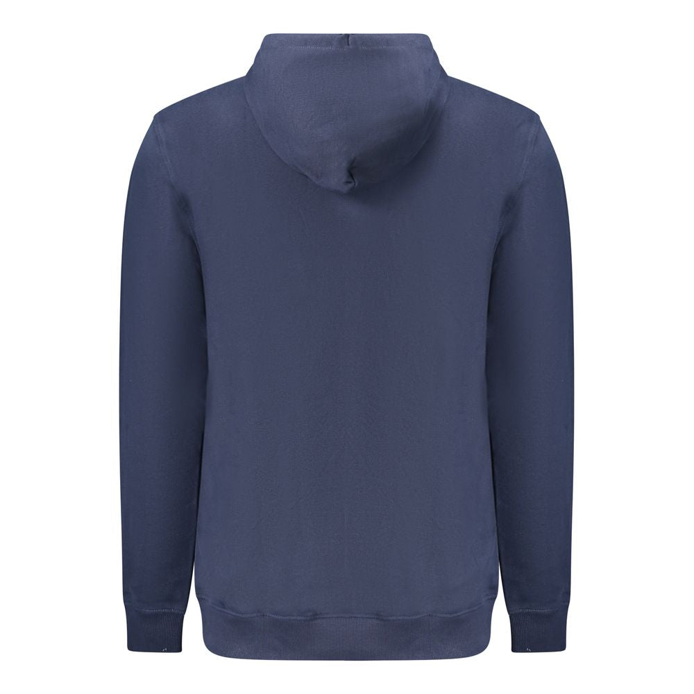 Herren-Kapuzenpullover aus blauer Baumwolle