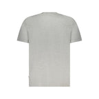 Graues Baumwoll-Herren-T-Shirt