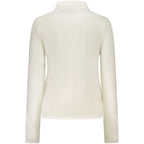 Bianco Polyester Women Sweatshirt