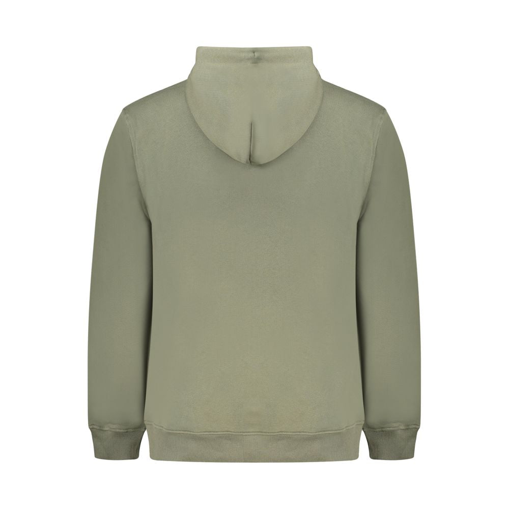 Grüner Baumwoll-Herren-Kapuzenpullover