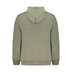 Grüner Baumwoll-Herren-Kapuzenpullover