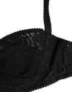 Schwarzer Spitzen-Bügel-BH Dessous Unterwäsche