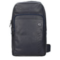 Borsa a tracolla in pelle blu