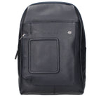 Blue Leather Crossbody Bag