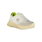 White Polyurethane Women's Sneaker