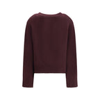 Purple Cashmere Cardigan