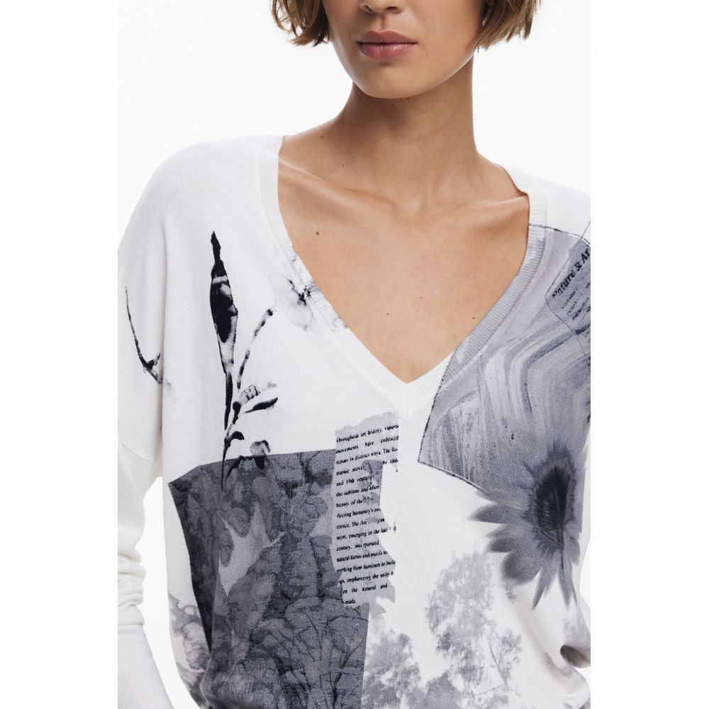 White Viscosa Women's Jersey