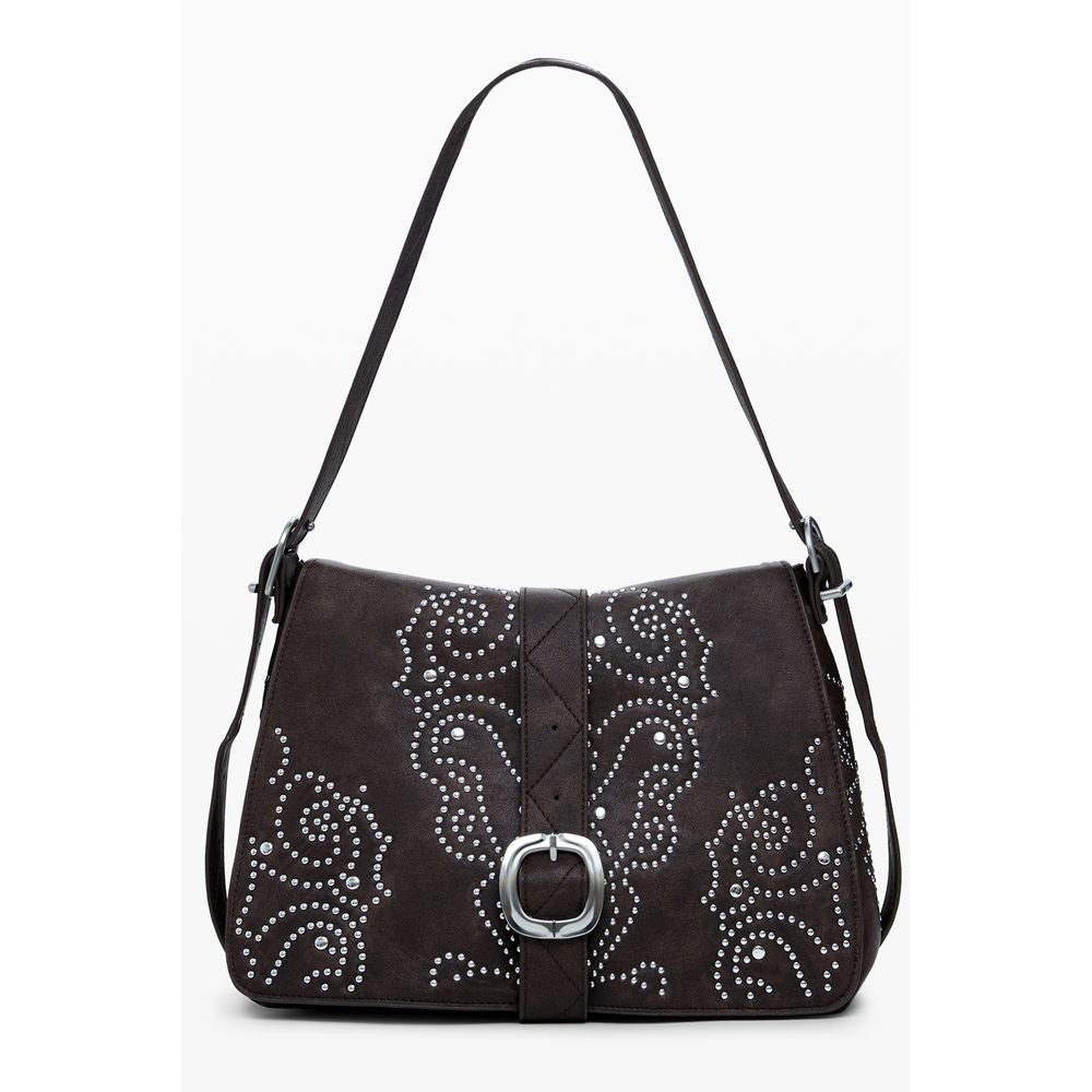 Marrone Poliuretano Women Handbag