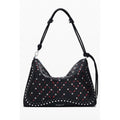Black Polyurethane Women's Mini Bag