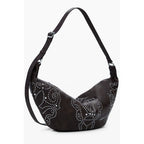 Damenhandtasche aus braunem Polyethylen